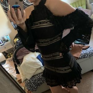 Black Lace Parker Dress